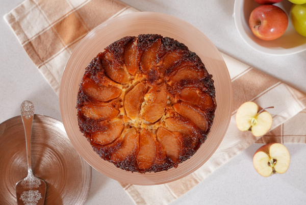 Cake aux pommes renversé (de souvenirs d'enfance)